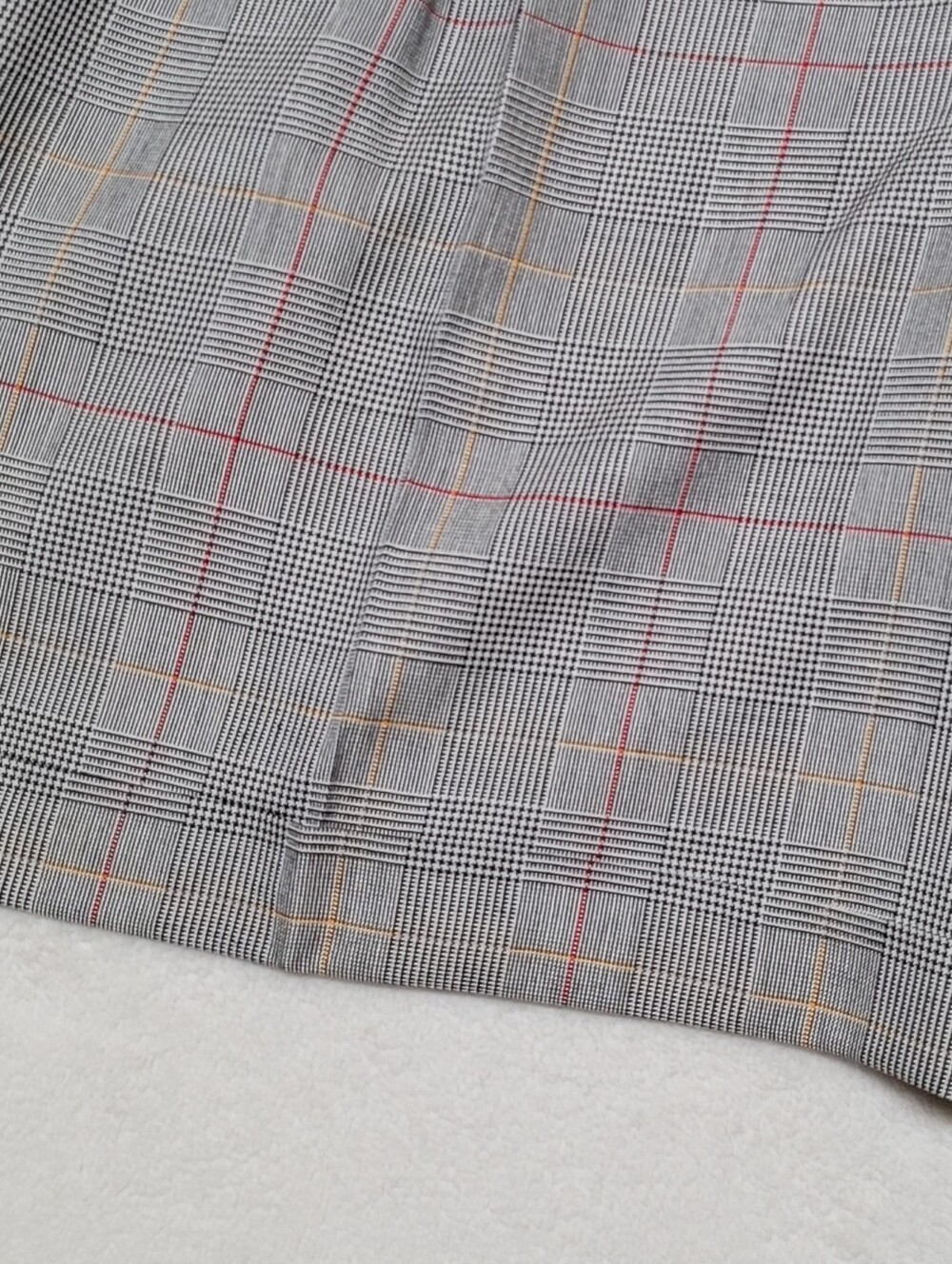 Punk Deadstock 80s Vintage Jones Wear Plaid High-Rise Pleated Culotte Shorts 12 - Picture 5 of 11